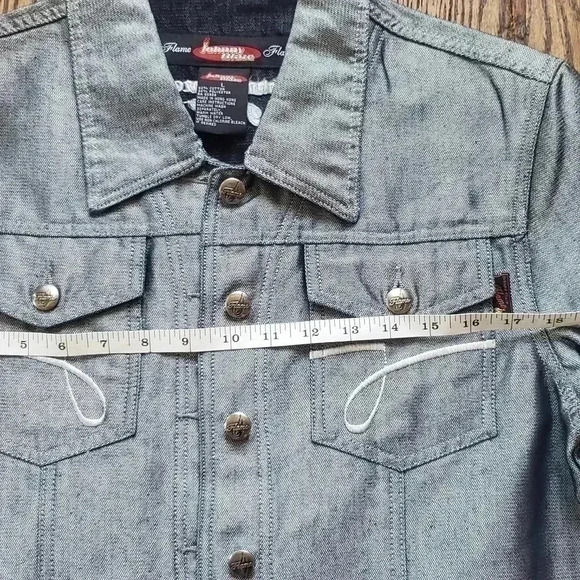 Johnny blaze flame jacket womens size large - Picture 6 of 6